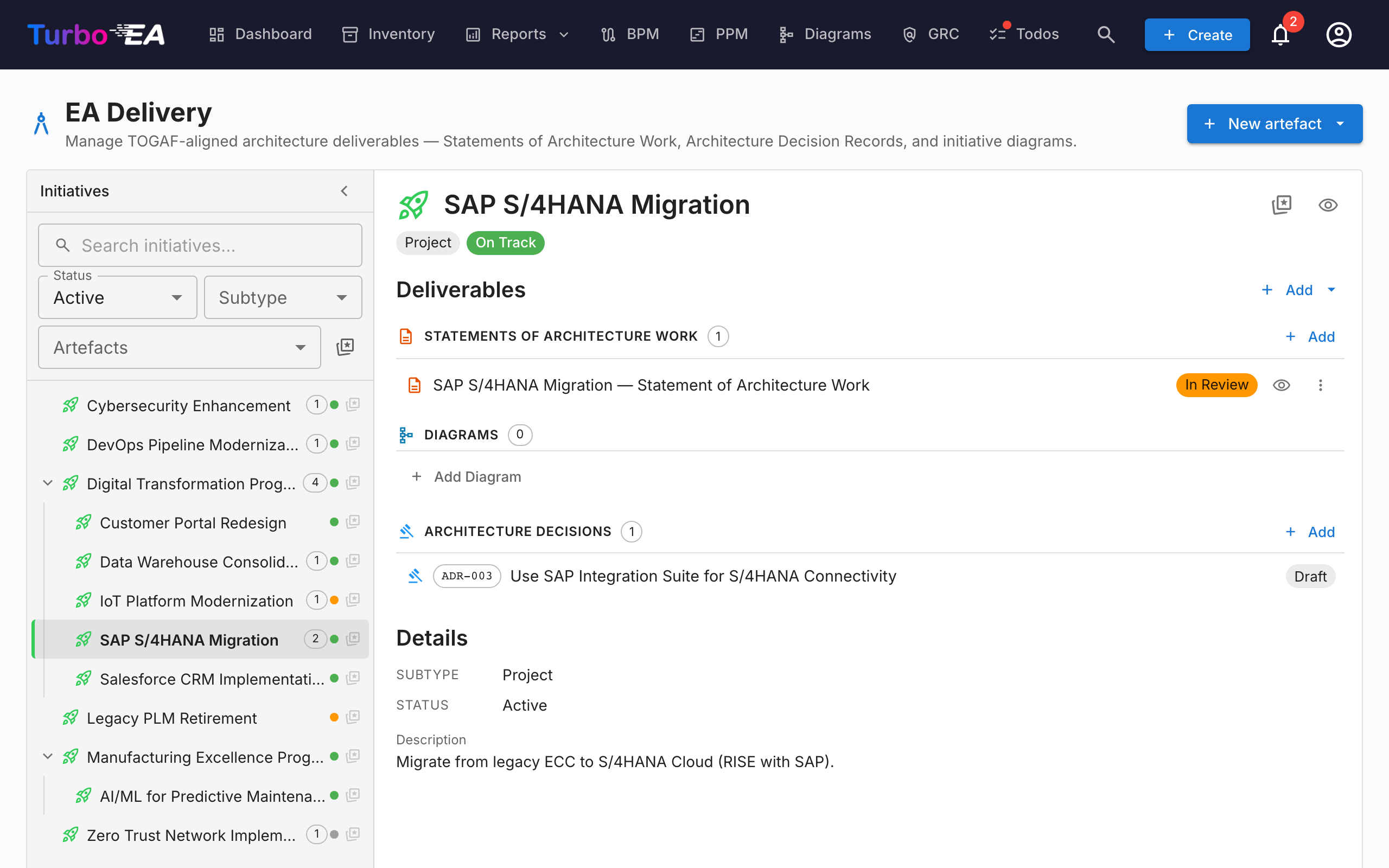 EA Delivery Management